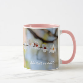 Japanische Apricot-Blume Tasse