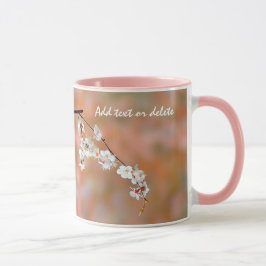 japanische Aprikosen-Blume Tasse
