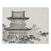 Japanische Architektur von Kōno Bairei