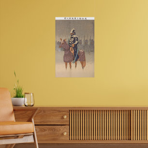 Japanische Armee ist gelandet Kobayashi Kiyochika Poster