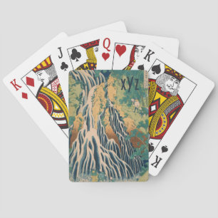 Japanische Art benutzerdefinierte Monogramm-Spielk Spielkarten