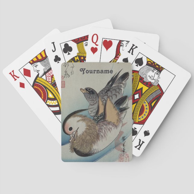 Japanische Art benutzerdefinierte Spielkarten (Rückseite)