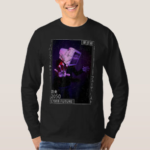 Japanische Ästhetik Cyberpunk Cyborg 80er Futurism T-Shirt