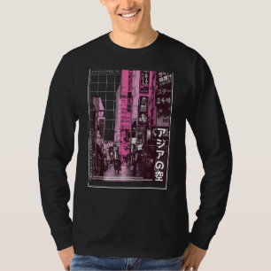 Japanische Ästhetik Streetwear Korea Ästhetische V T-Shirt