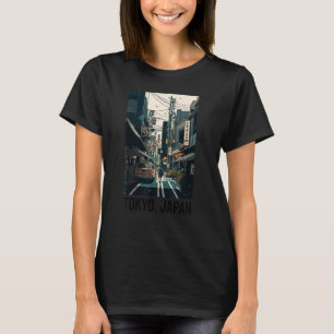 Japanische Ästhetik Tokyo Vaporwave Japan Lofi Fas T-Shirt