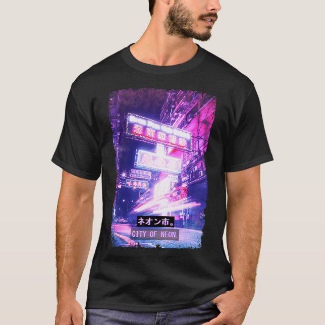Japanische Ästhetik Vaporwave Tokyo Streetwear T-Shirt (Vorderseite)