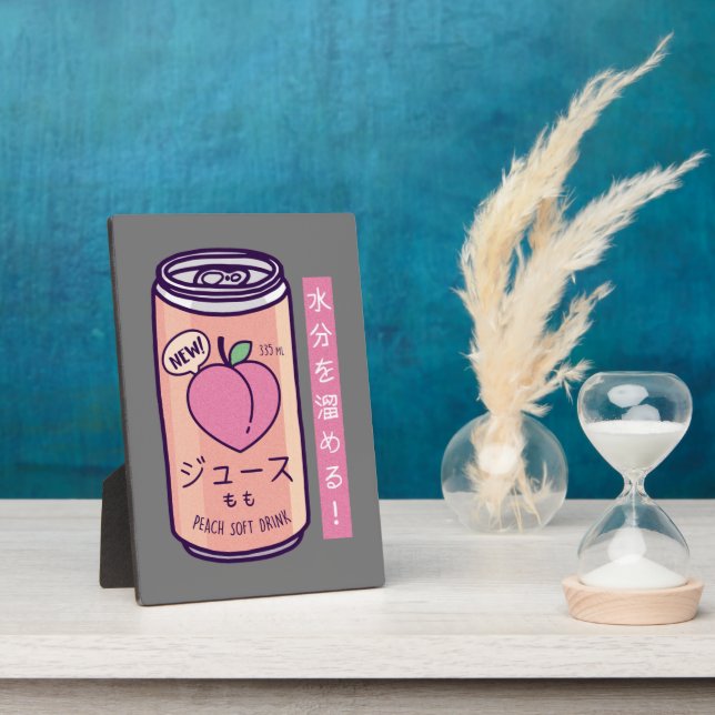 Japanische Ästhetische Pfirsichsaft der 90er Jahre Fotoplatte (Seite)