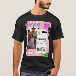 Japanische ästhetische Streetwear T-Shirt