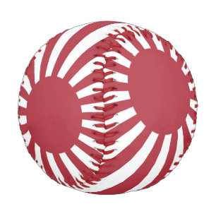 Japanische aufgehende Sonnenflagge, Edo bis WW2 Baseball