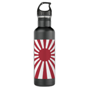 Japanische aufgehende Sonnenflagge, Edo bis WW2 Edelstahlflasche