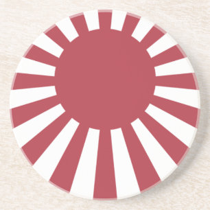 Japanische aufgehende Sonnenflagge, Edo bis WW2 Getränkeuntersetzer