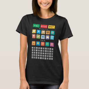 Japanische Autismus AAC PECS Mitteilung zur Zeiter T-Shirt