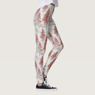Japanische Bäume fallen im Winter Leggings