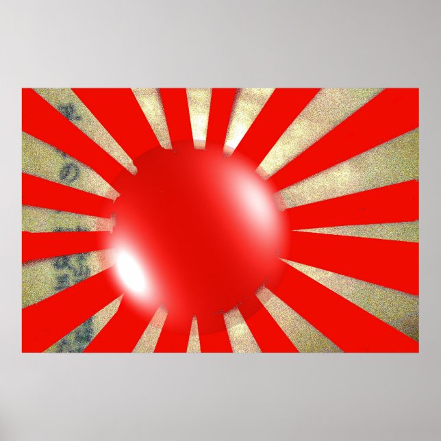 Japanische Blase Poster (Vorne)