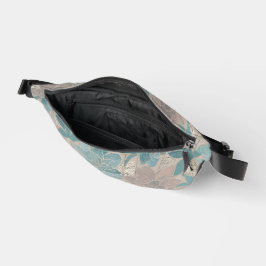 Japanische blaue Blume Bauchtasche