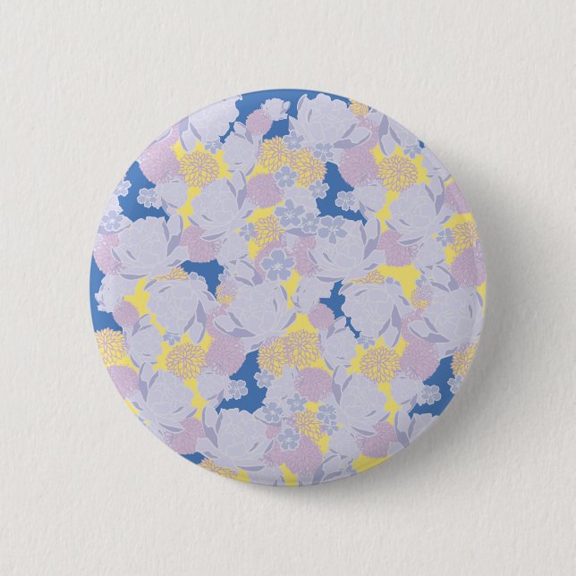 Japanische Blume Button (Vorderseite)