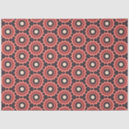 Japanische Blume in Rot und Schwarz Seidenpapier