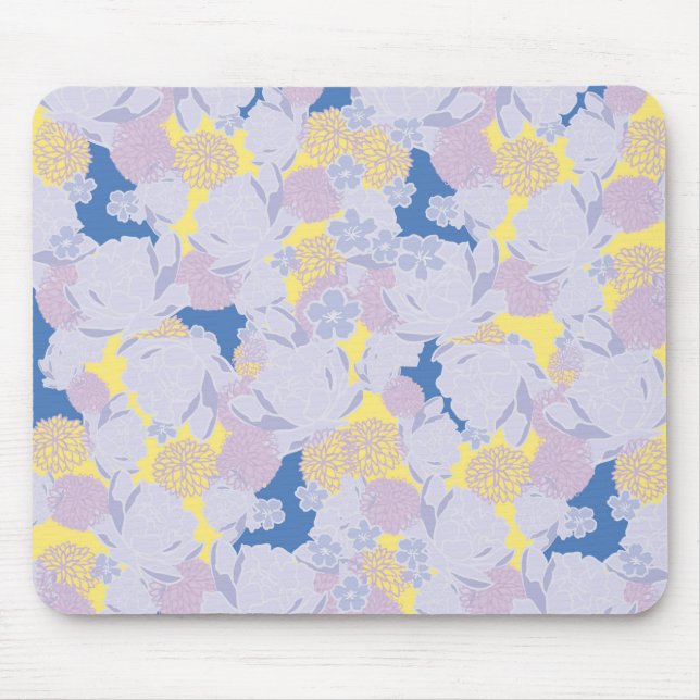 Japanische Blume Mousepad (Vorne)