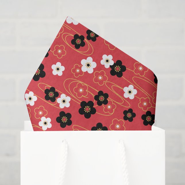 Japanische Blume Seidenpapier (Geschenktüte)