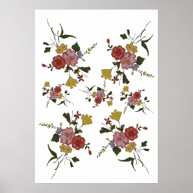 Japanische Blumenkunst Poster (Vorne)