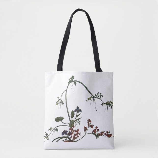 Japanische Blumenkunst Tasche (Vorderseite)