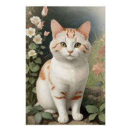 Japanische Bobtail Cat Poster