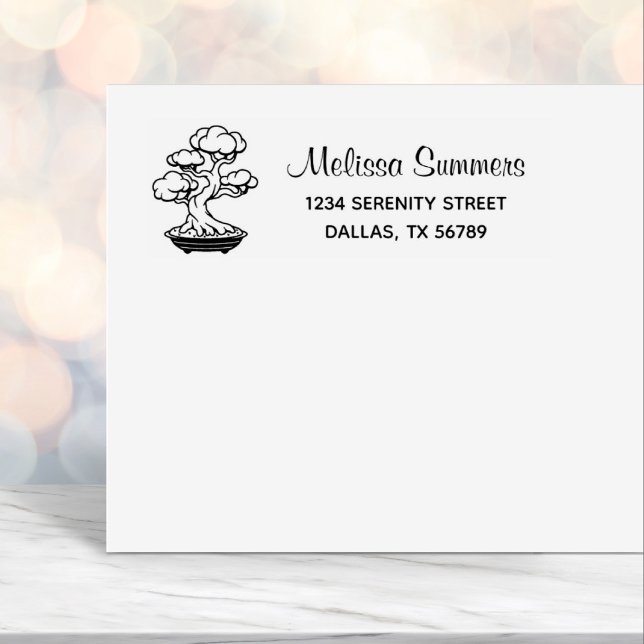 Japanische Bonsai Tree in einer Tray-Adresse 4 Permastempel (Von Creator hochgeladen)