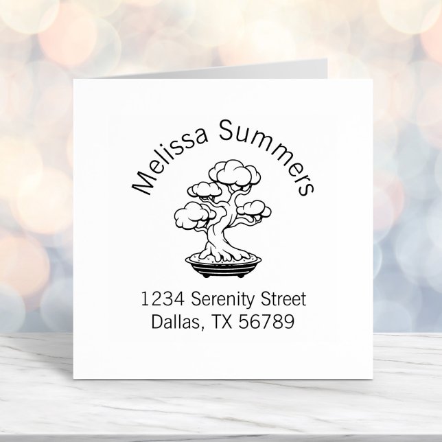 Japanische Bonsai Tree in einer Tray Arch-Adresse Permastempel (Von Creator hochgeladen)