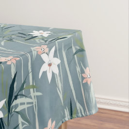Japanische botanische Zen-Blume Tischdecke