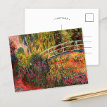 Japanische Brücke | Claude Monet Postkarte<br><div class="desc">Japanische Brücke, auch bekannt als Water-Lily Pond (1900), aus einer Reihe von Ölgemälden des französischen Impressionisten Claude Monet. Monets Water Lilies Serie stellt den Blumengarten auf seiner Zuhause dar und stand im Mittelpunkt seiner Arbeit in den letzten 30 Jahren seines Lebens. Verwenden Sie die Entwurfstools, um einen benutzerdefinierten Text hinzuzufügen...</div>