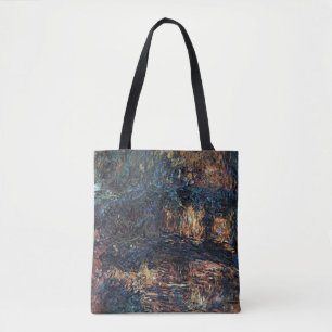 Japanische Brücke von Claude Monet, Vintage Fine A Tasche