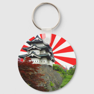 Japanische Burg Schlüsselanhänger