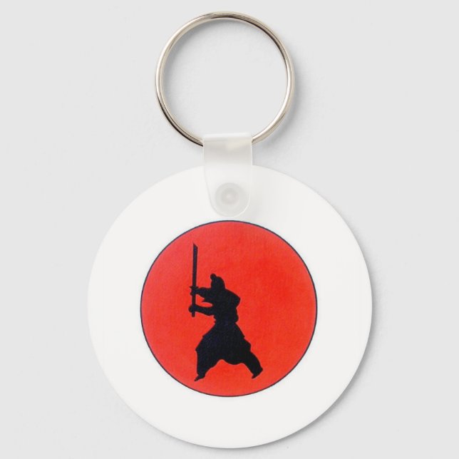 Japanische Bushido-Art des Krieger-Schlüsselring-G Schlüsselanhänger (Vorderseite)