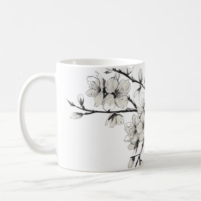 Japanische Cherry Blossom Sakura Tasse3 Kaffeetasse (Links)