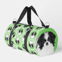 Japanische Chin Puppy-Malerei Originale Hundkunst