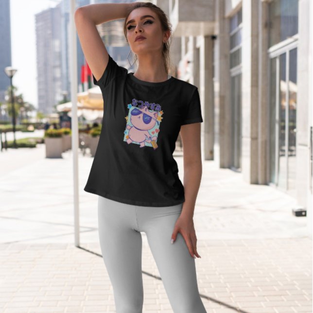 Japanische Coole Reisekatze T-Shirt (Von Creator hochgeladen)