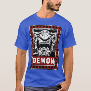Japanische Demon Harajuku Oni Gesichtsmaske (2) T-Shirt