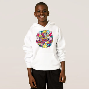 Japanische Doodle-Kunst Hoodie