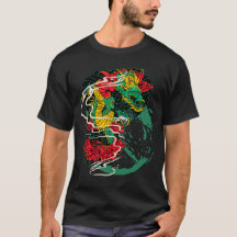 Japanische Drachen-Pfingstrose Traditionelle Tatto