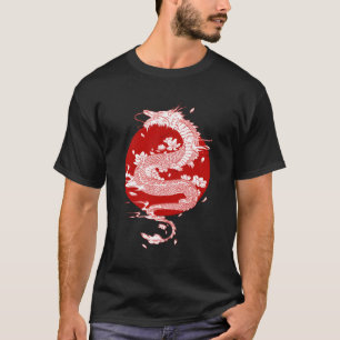 Japanische Drachenflagge Japan T-Shirt