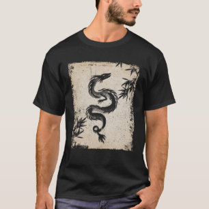 Japanische Drachenkunst Japanischer Retro 5 T-Shirt