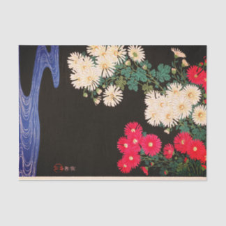 JAPANISCHE DRUCKSTREAM UND BLUME Tissue Seidenpapier