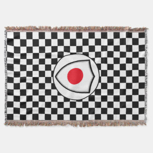 japanische Fahne werfen Decke
