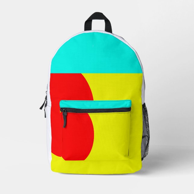 Japanische Farben Bedruckter Rucksack (Vorderseite)
