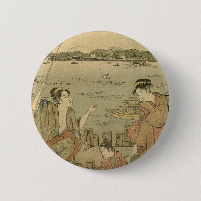 Japanische Fischer Button (Vorderseite)