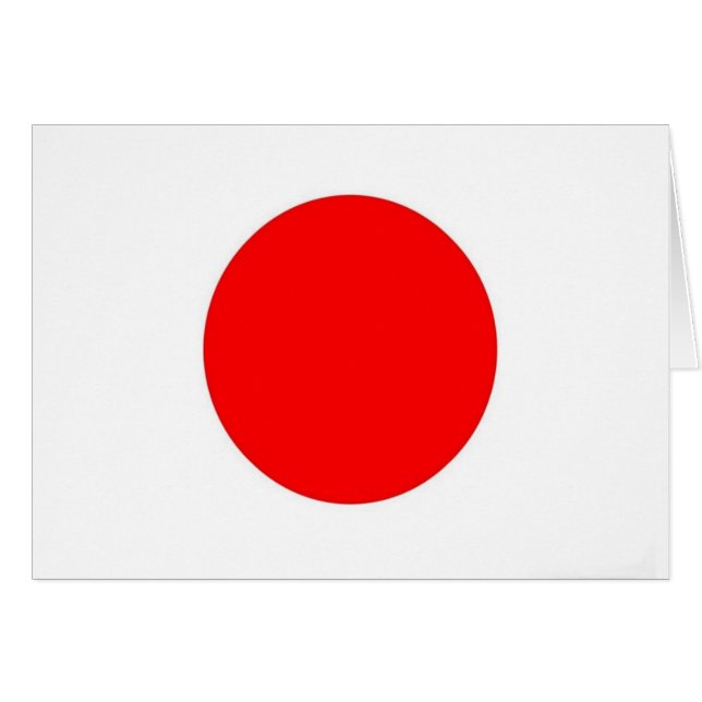 Japanische Flagge (Vorderseite (Horizontal))