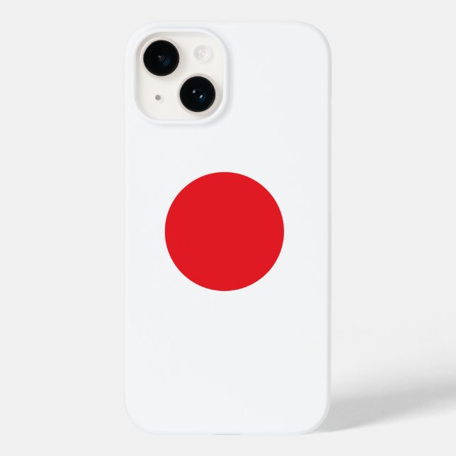 Japanische Flagge Case-Mate iPhone 14 Hülle (Rückseite)