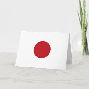 Japanische Flagge Dankeskarte