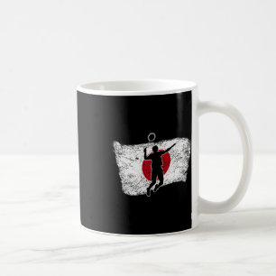 Japanische Flagge Dminton Kaffeetasse