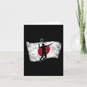 Japanische Flagge Dminton Karte